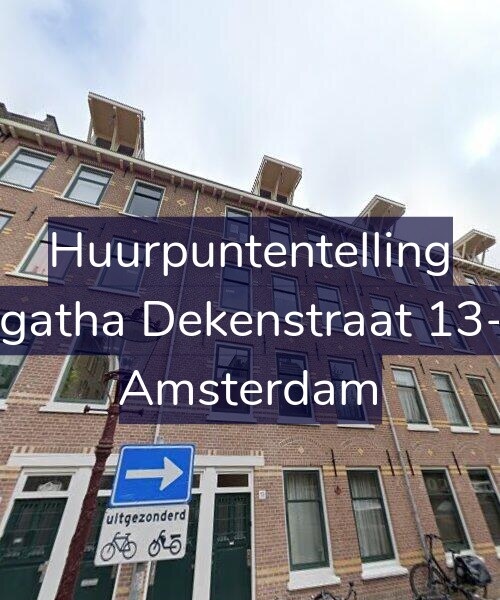 Foto gevel Huurpuntentelling voor Agatha Dekenstraat 13-1, Amsterdam