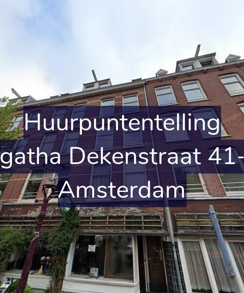 Foto gevel Huurpuntentelling voor Agatha Dekenstraat 41-1, Amsterdam