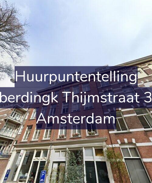 Foto gevel Huurpuntentelling voor Alberdingk Thijmstraat 3-2, Amsterdam
