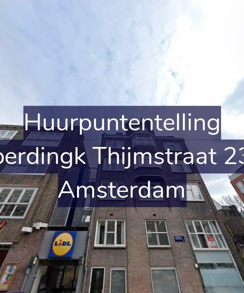 Foto gevel Huurpuntentelling voor Alberdingk Thijmstraat 23-2, Amsterdam