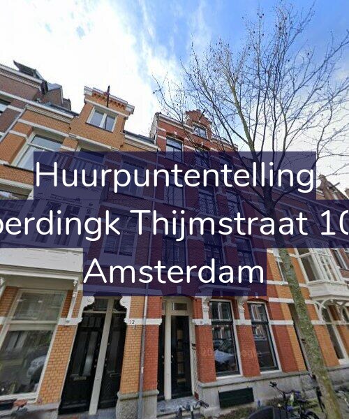 Foto gevel Huurpuntentelling voor Alberdingk Thijmstraat 10-A, Amsterdam
