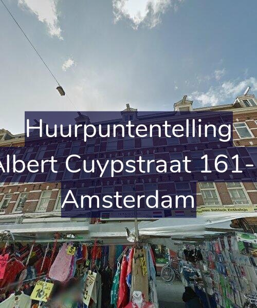 Foto gevel Huurpuntentelling voor Albert Cuypstraat 161-1, Amsterdam