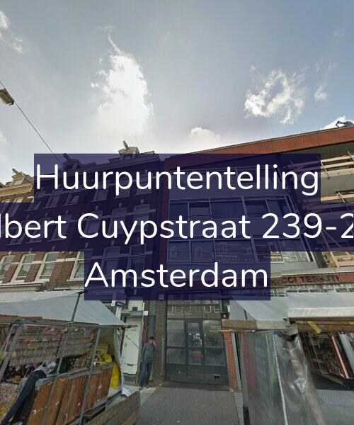 Foto gevel Huurpuntentelling voor Albert Cuypstraat 239-2V, Amsterdam