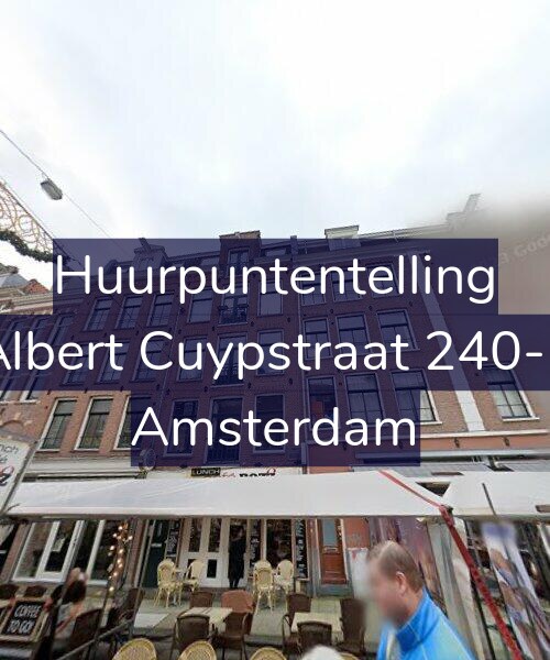 Foto gevel Huurpuntentelling voor Albert Cuypstraat 240-2, Amsterdam