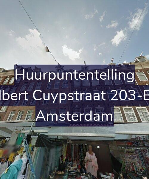 Foto gevel Huurpuntentelling voor Albert Cuypstraat 203-B3, Amsterdam