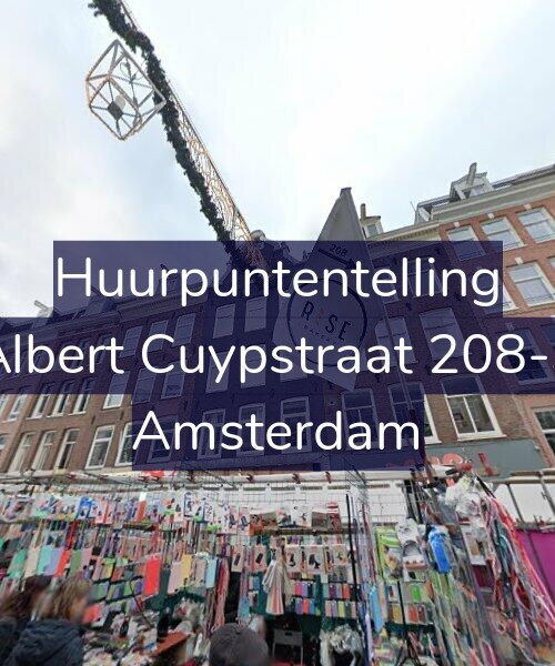 Foto gevel Huurpuntentelling voor Albert Cuypstraat 208-3, Amsterdam