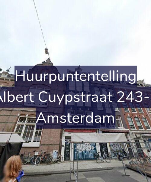 Foto gevel Huurpuntentelling voor Albert Cuypstraat 243-3, Amsterdam
