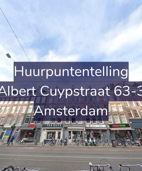 Foto gevel Huurpuntentelling voor Albert Cuypstraat 63-3, Amsterdam