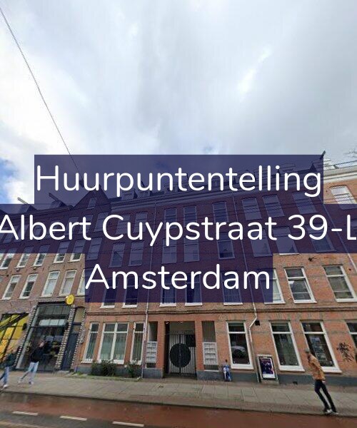 Foto gevel Huurpuntentelling voor Albert Cuypstraat 39-L, Amsterdam