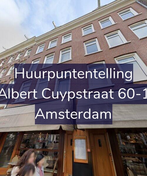 Foto gevel Huurpuntentelling voor Albert Cuypstraat 60-1, Amsterdam