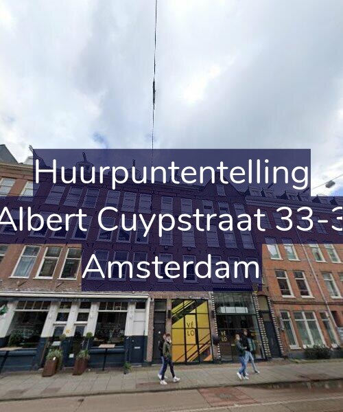Foto gevel Huurpuntentelling voor Albert Cuypstraat 33-3, Amsterdam