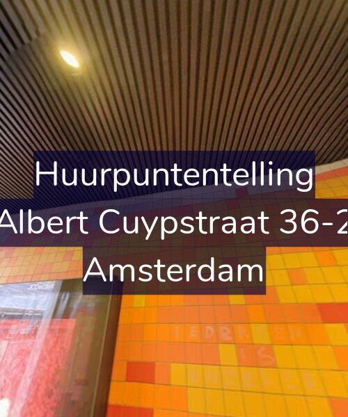 Foto gevel Huurpuntentelling voor Albert Cuypstraat 36-2, Amsterdam