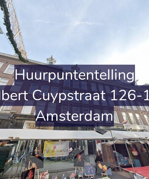 Foto gevel Huurpuntentelling voor Albert Cuypstraat 126-1A, Amsterdam