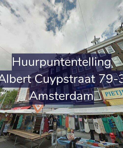 Foto gevel Huurpuntentelling voor Albert Cuypstraat 79-3, Amsterdam