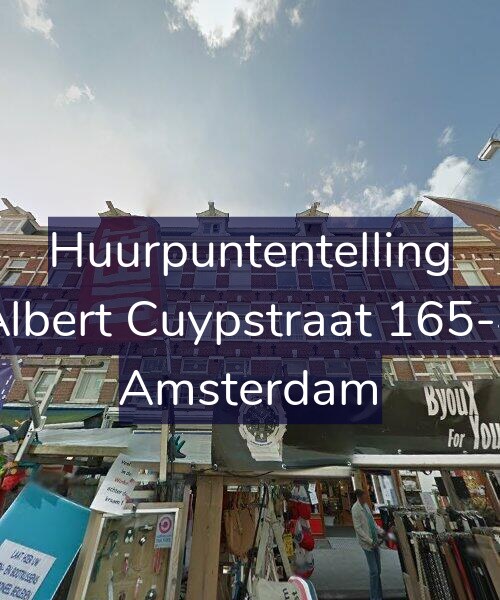 Foto gevel Huurpuntentelling voor Albert Cuypstraat 165-4, Amsterdam
