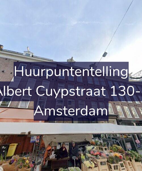 Foto gevel Huurpuntentelling voor Albert Cuypstraat 130-1, Amsterdam