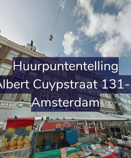 Foto gevel Huurpuntentelling voor Albert Cuypstraat 131-2, Amsterdam