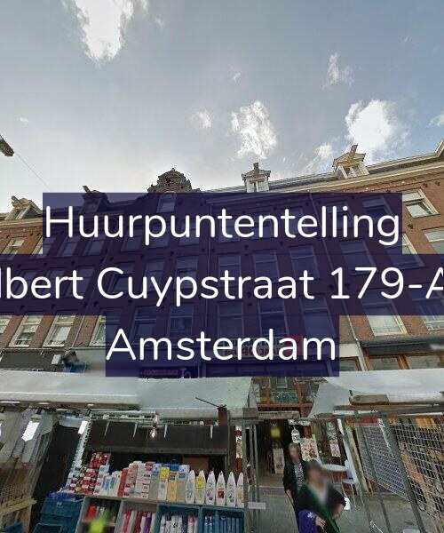 Foto gevel Huurpuntentelling voor Albert Cuypstraat 179-A1, Amsterdam