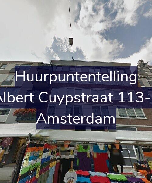 Foto gevel Huurpuntentelling voor Albert Cuypstraat 113-E, Amsterdam