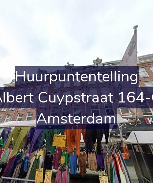 Foto gevel Huurpuntentelling voor Albert Cuypstraat 164-C, Amsterdam