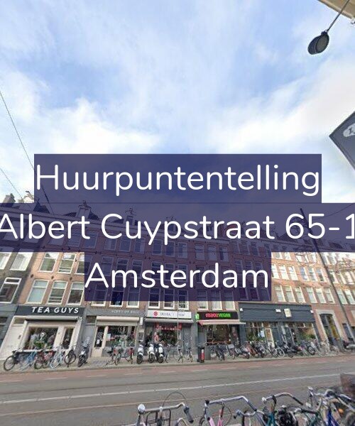 Foto gevel Huurpuntentelling voor Albert Cuypstraat 65-1, Amsterdam