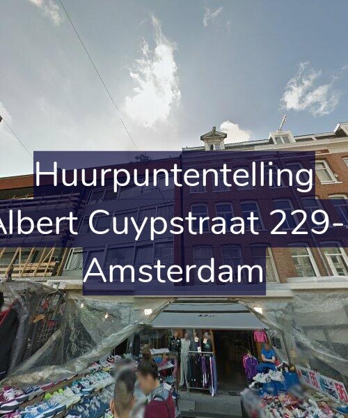 Foto gevel Huurpuntentelling voor Albert Cuypstraat 229-4, Amsterdam