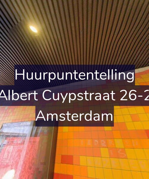 Foto gevel Huurpuntentelling voor Albert Cuypstraat 26-2, Amsterdam