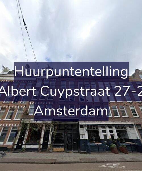 Foto gevel Huurpuntentelling voor Albert Cuypstraat 27-2, Amsterdam
