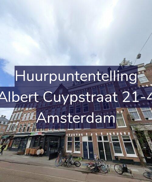 Foto gevel Huurpuntentelling voor Albert Cuypstraat 21-4, Amsterdam