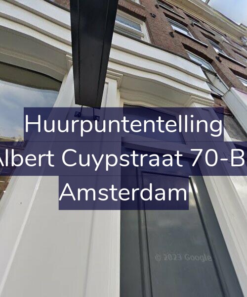 Foto gevel Huurpuntentelling voor Albert Cuypstraat 70-B3, Amsterdam