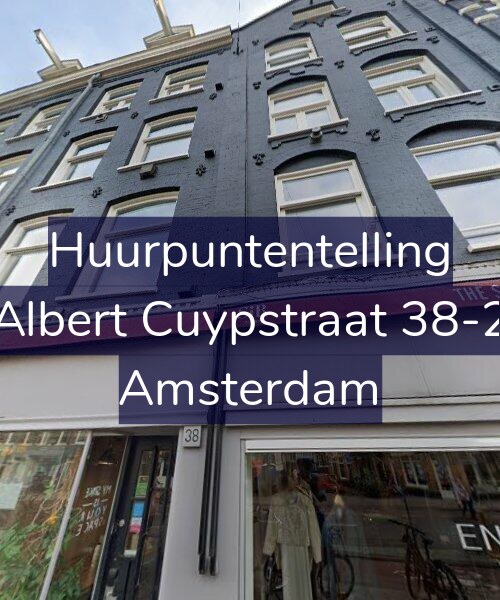 Foto gevel Huurpuntentelling voor Albert Cuypstraat 38-2, Amsterdam