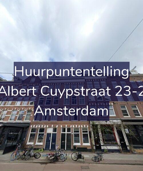 Foto gevel Huurpuntentelling voor Albert Cuypstraat 23-2, Amsterdam
