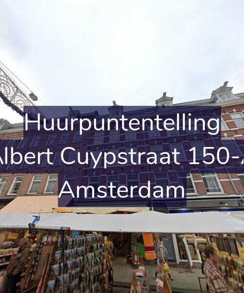 Foto gevel Huurpuntentelling voor Albert Cuypstraat 150-A, Amsterdam
