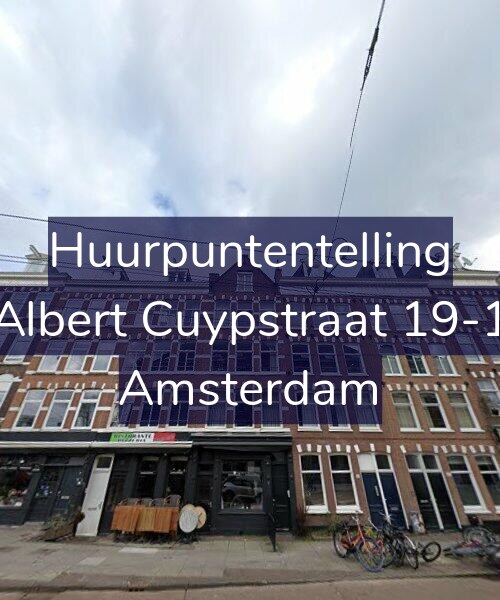 Foto gevel Huurpuntentelling voor Albert Cuypstraat 19-1, Amsterdam