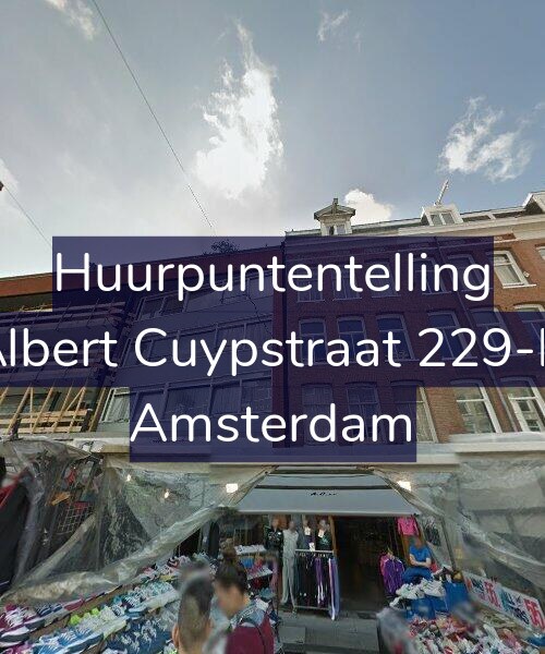 Foto gevel Huurpuntentelling voor Albert Cuypstraat 229-H, Amsterdam