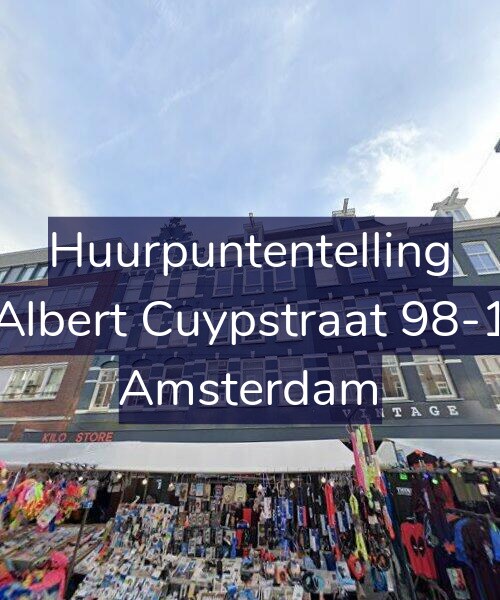 Foto gevel Huurpuntentelling voor Albert Cuypstraat 98-1, Amsterdam