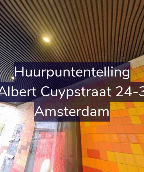 Foto gevel Huurpuntentelling voor Albert Cuypstraat 24-3, Amsterdam