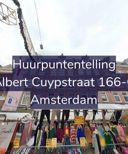 Foto gevel Huurpuntentelling voor Albert Cuypstraat 166-C, Amsterdam