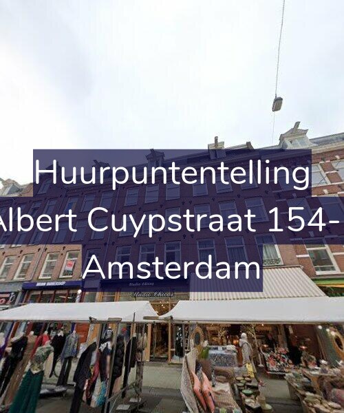 Foto gevel Huurpuntentelling voor Albert Cuypstraat 154-1, Amsterdam