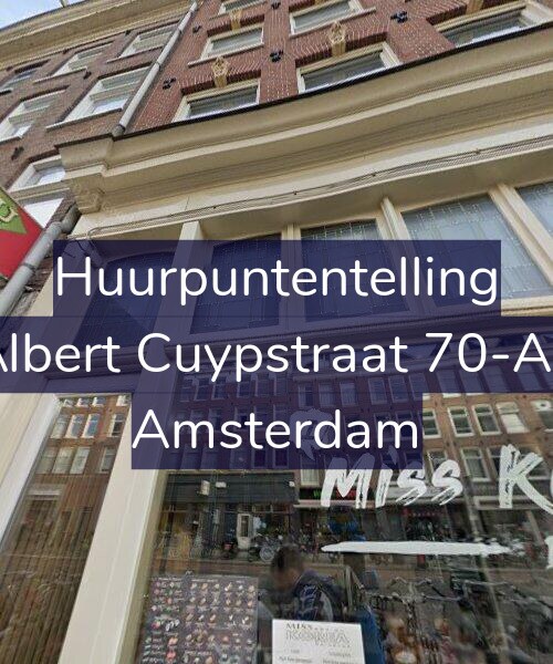 Foto gevel Huurpuntentelling voor Albert Cuypstraat 70-A4, Amsterdam