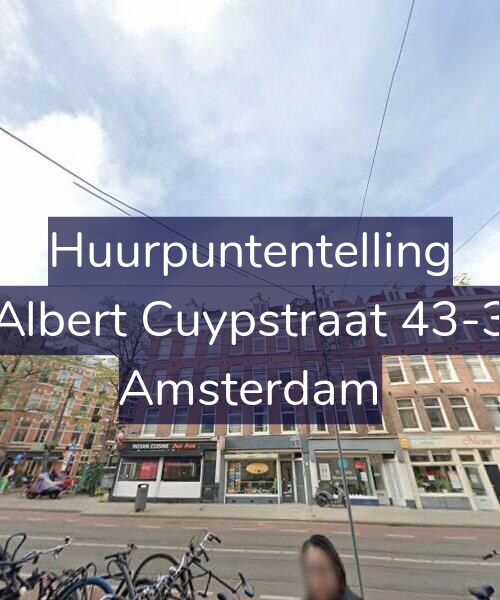 Foto gevel Huurpuntentelling voor Albert Cuypstraat 43-3, Amsterdam