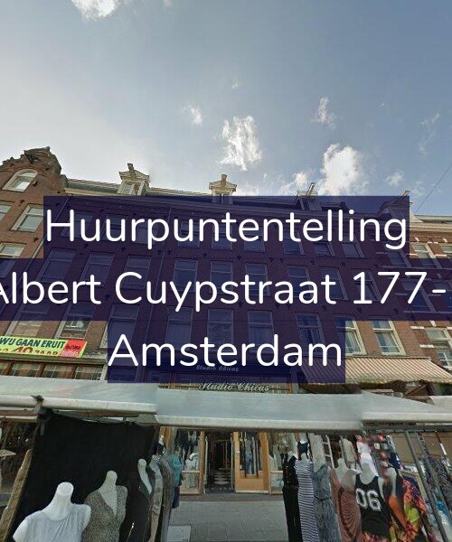 Foto gevel Huurpuntentelling voor Albert Cuypstraat 177-3, Amsterdam