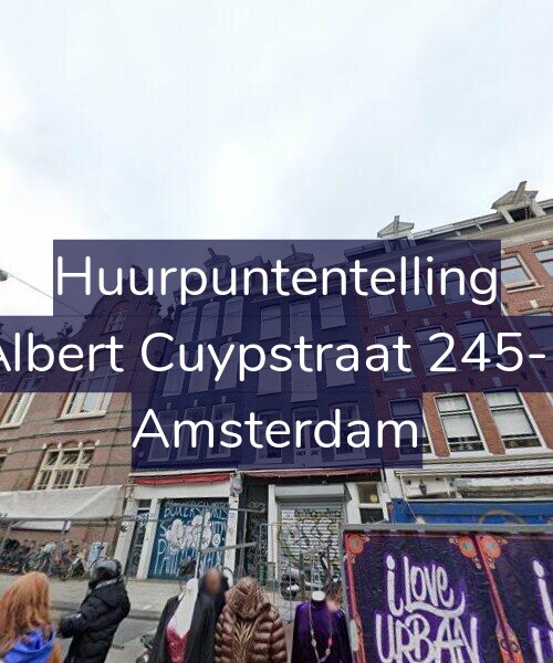 Foto gevel Huurpuntentelling voor Albert Cuypstraat 245-2, Amsterdam