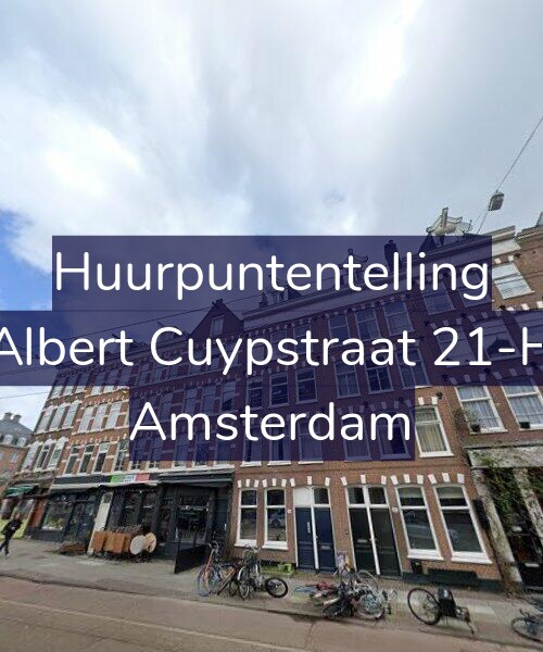 Foto gevel Huurpuntentelling voor Albert Cuypstraat 21-H, Amsterdam