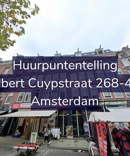 Foto gevel Huurpuntentelling voor Albert Cuypstraat 268-4V, Amsterdam