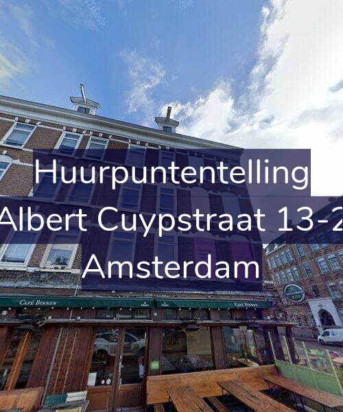 Foto gevel Huurpuntentelling voor Albert Cuypstraat 13-2, Amsterdam