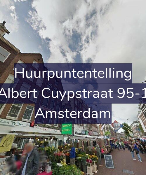 Foto gevel Huurpuntentelling voor Albert Cuypstraat 95-1, Amsterdam
