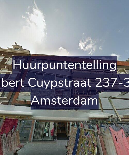Foto gevel Huurpuntentelling voor Albert Cuypstraat 237-3A, Amsterdam
