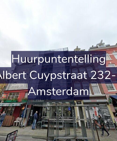 Foto gevel Huurpuntentelling voor Albert Cuypstraat 232-1, Amsterdam