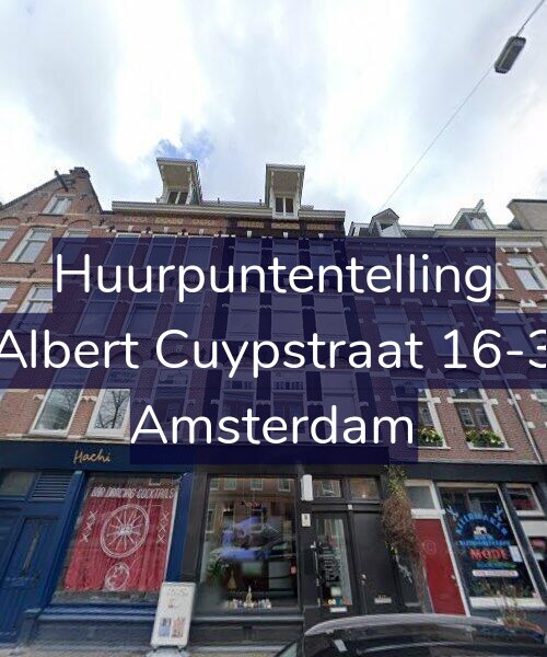 Foto gevel Huurpuntentelling voor Albert Cuypstraat 16-3, Amsterdam